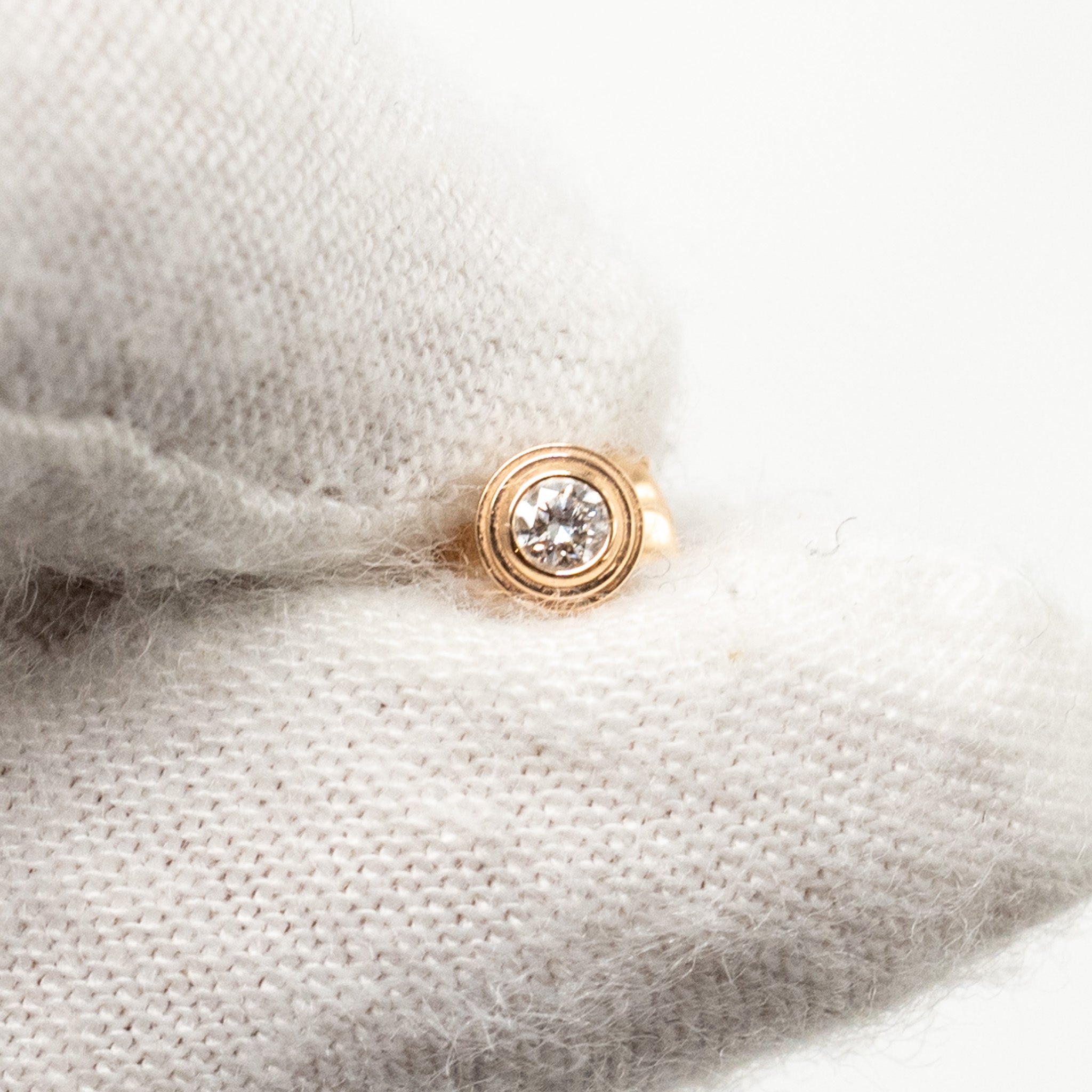 CARTIER D’AMOUR EARRINGS ROSE GOLD WITH DIAMOND