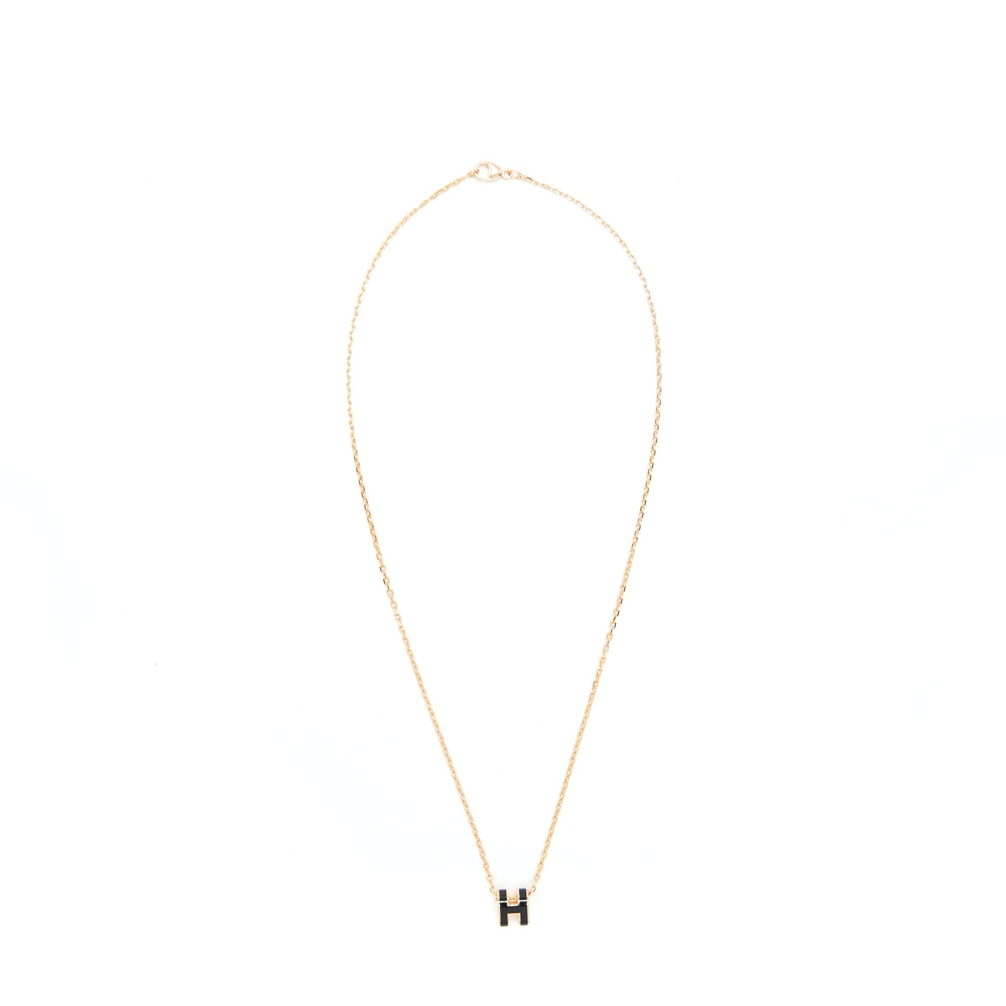 HERMES MINI POP H PENDANT BLACK RGHW