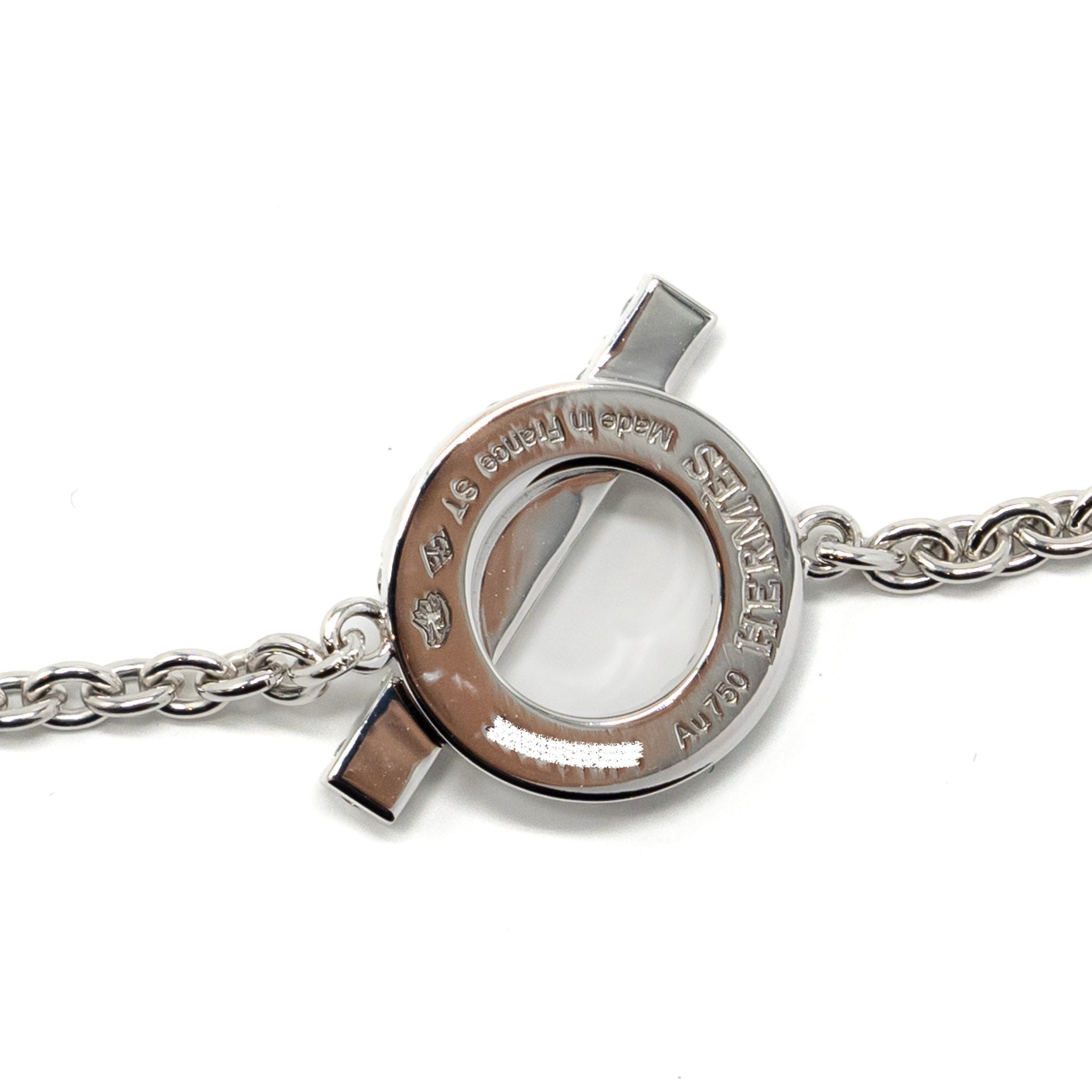 HERMES FINESSE BRACELET WHITE GOLD / DIAMONDS