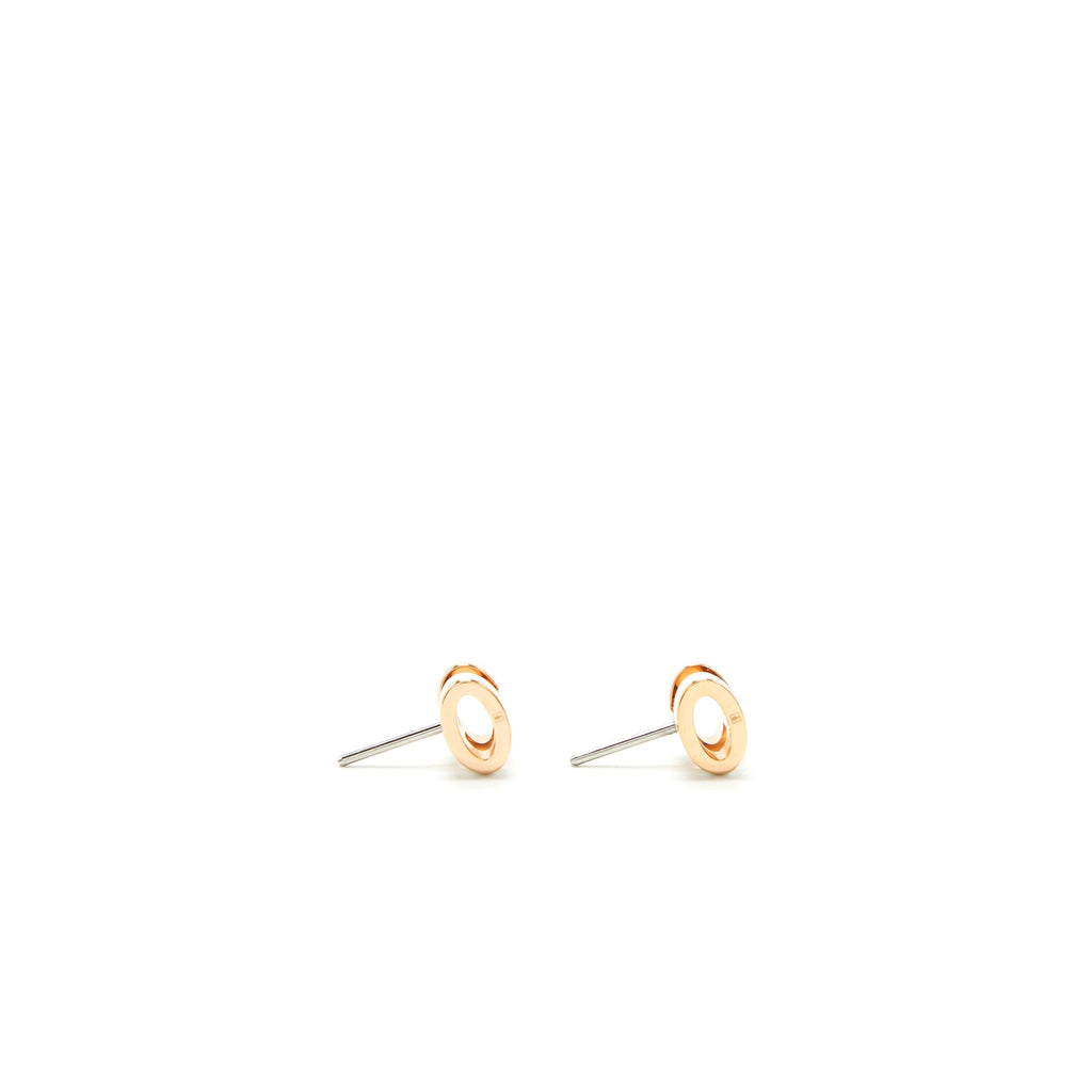 HERMES MINI POP H EARRING BLANC GHW