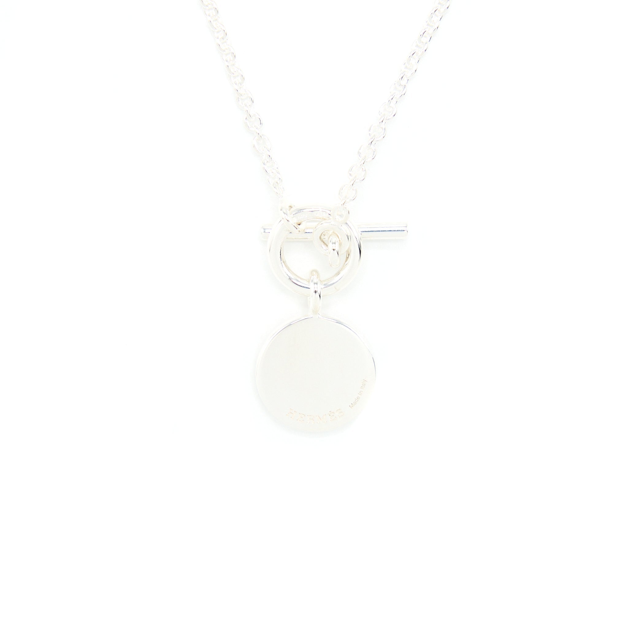 HERMES AMULETTES H CONFETTIS PENDANT 925 SLIVER