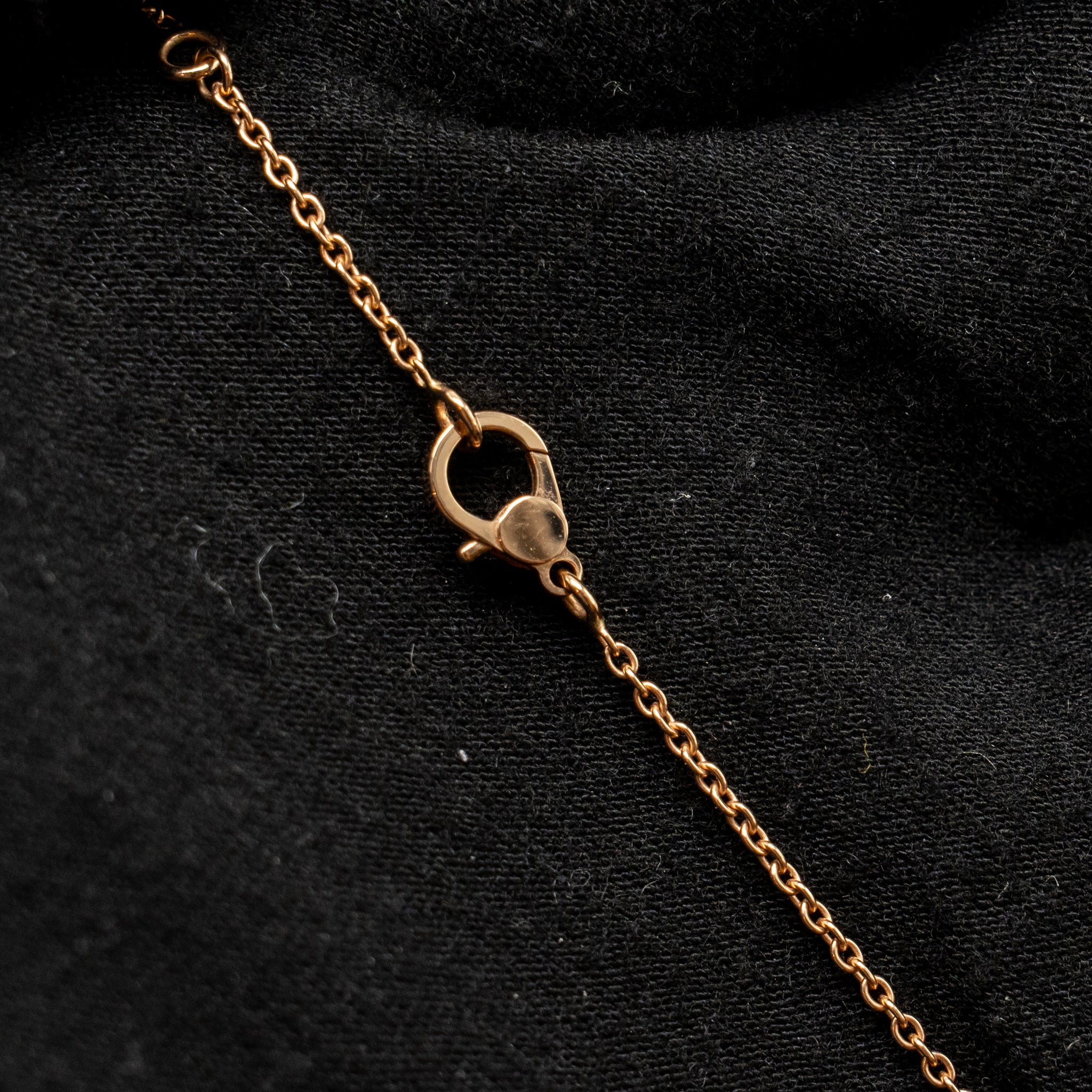 HERMES FINESSE PENDANT ROSE GOLD, DIAMONDS