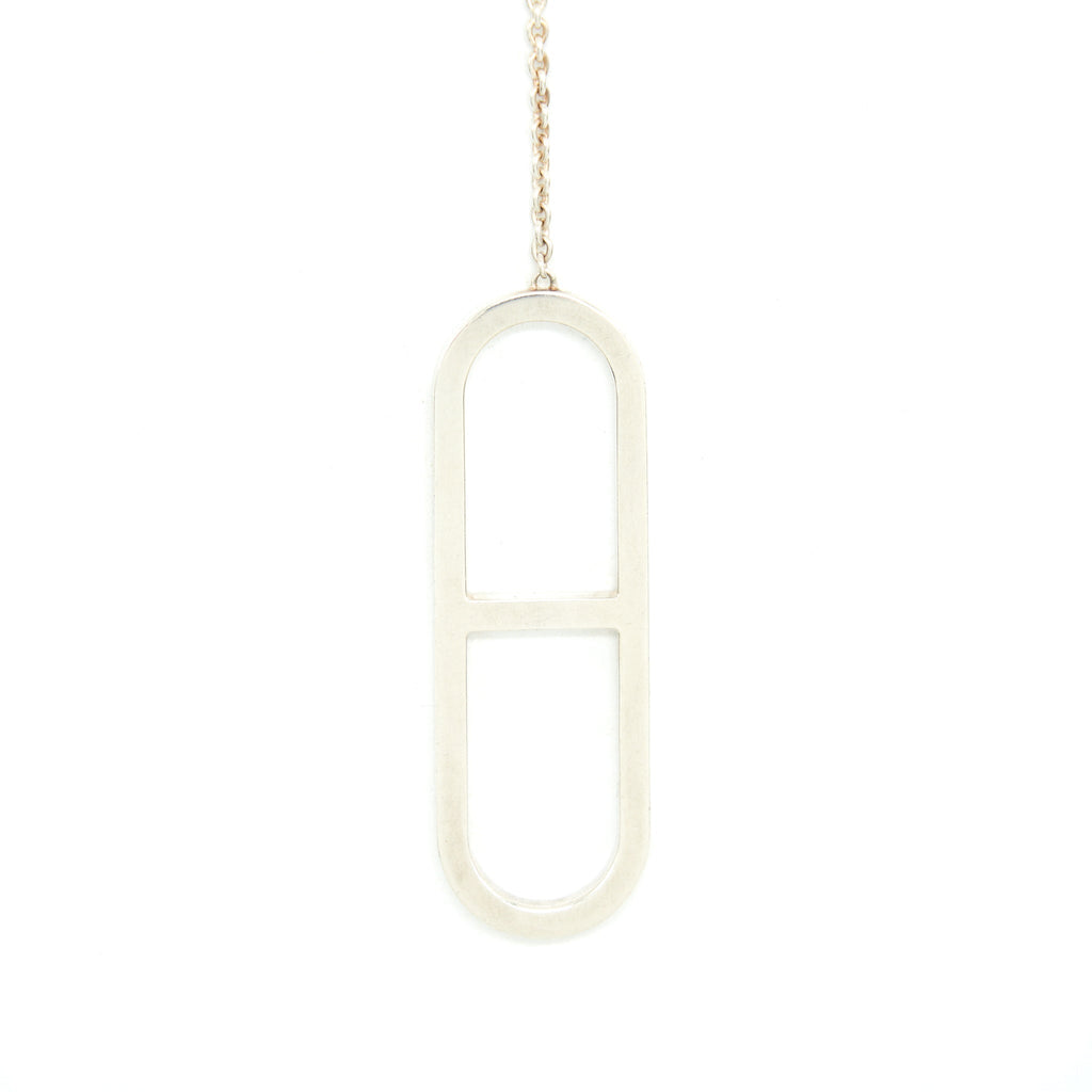 HERMES EVER CHAINE D'ANCRE LONG NECKLACE