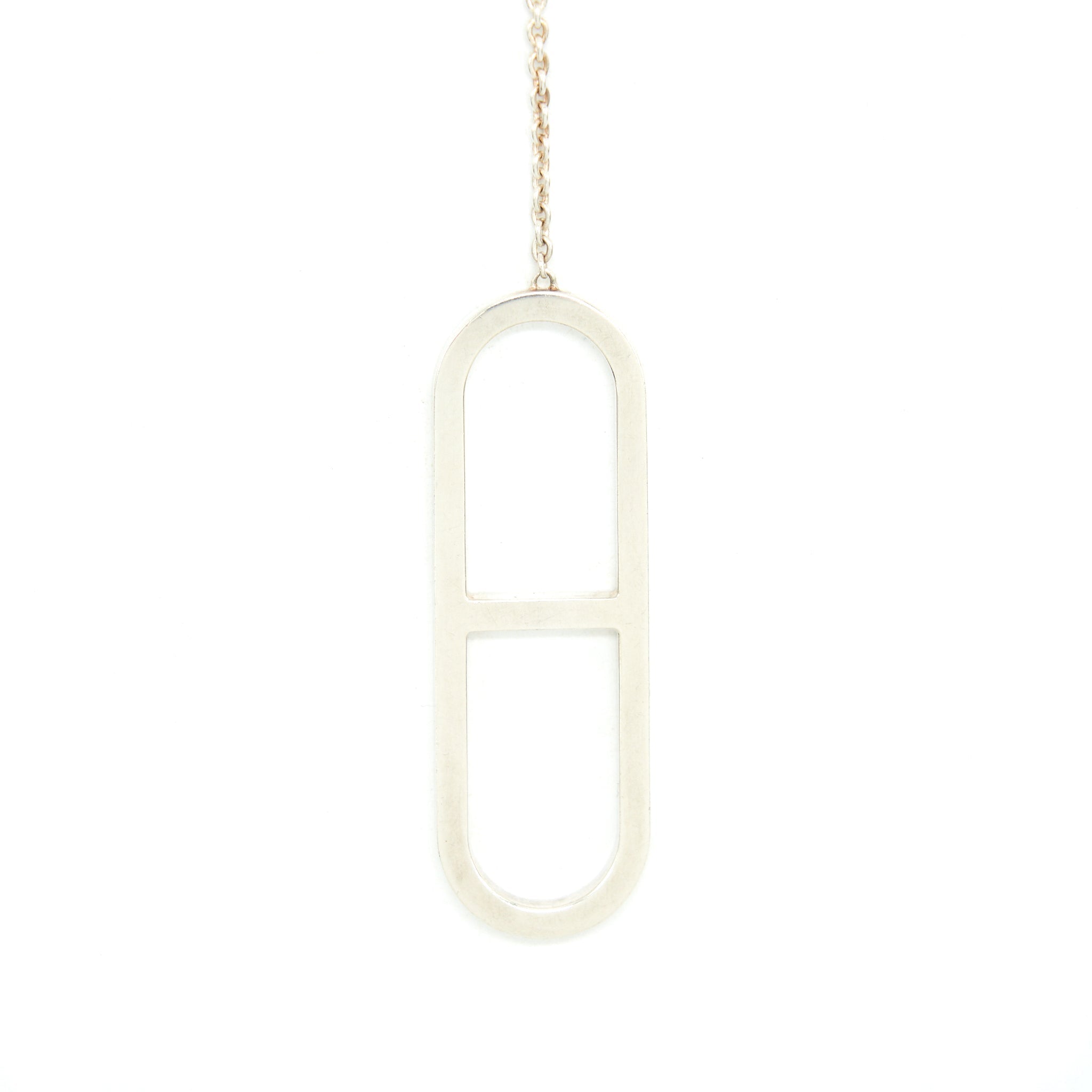 HERMES EVER CHAINE D'ANCRE LONG NECKLACE