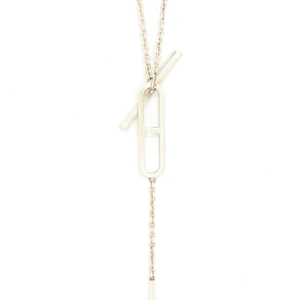 HERMES EVER CHAINE D'ANCRE LONG NECKLACE