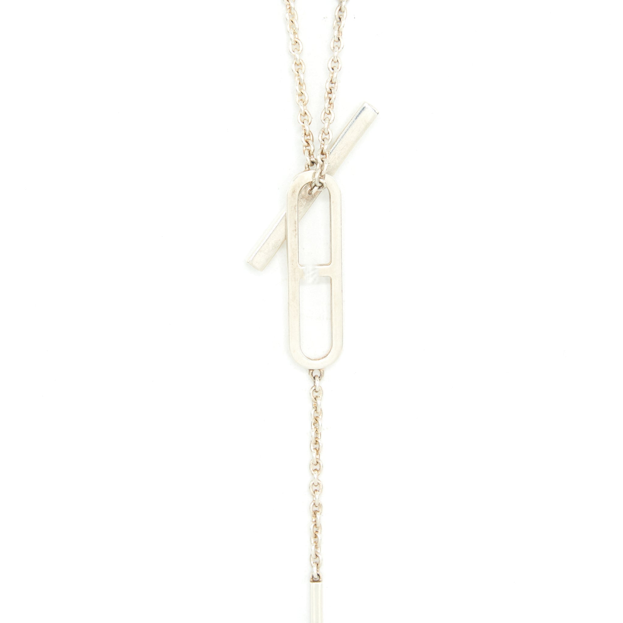 HERMES EVER CHAINE D'ANCRE LONG NECKLACE