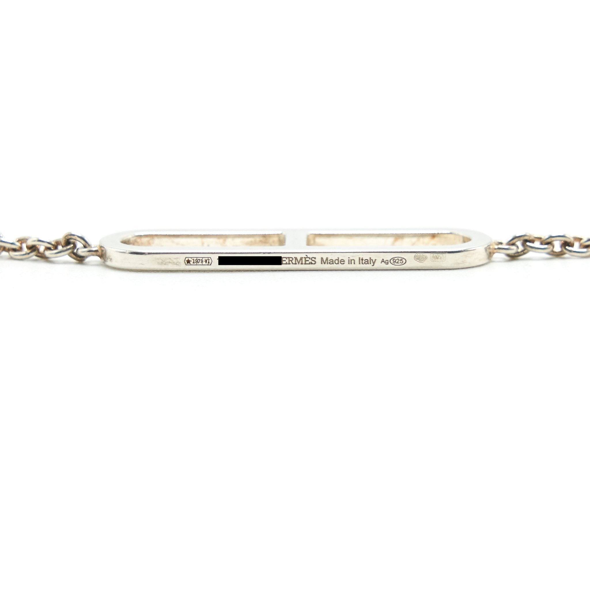 HERMES EVER CHAINE D'ANCRE LONG NECKLACE