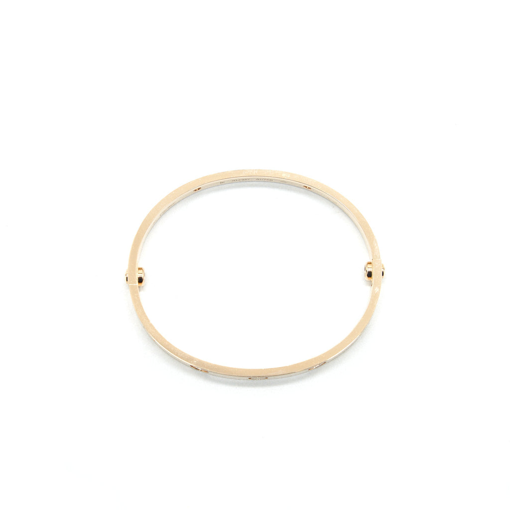 CARTIER LOVE BRACELET ROSE GOLD 4 DIAMONDS