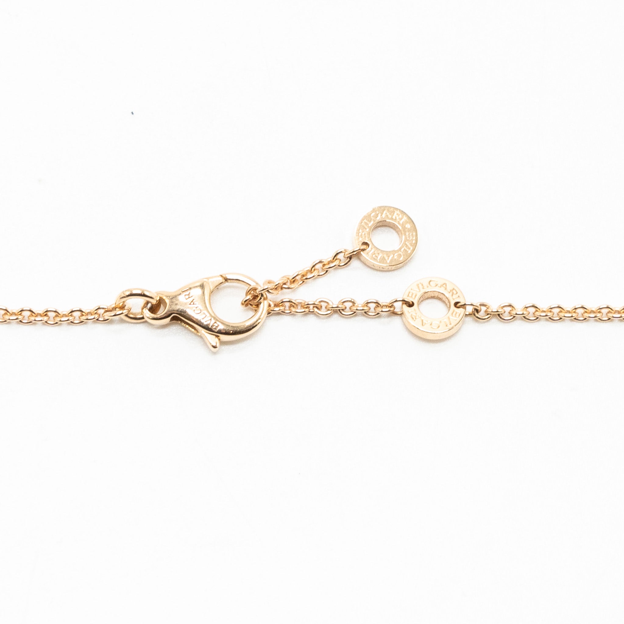 BVLGARI B.ZERO NECKLACE BLACK CERAMIC / 18K ROSE GOLD