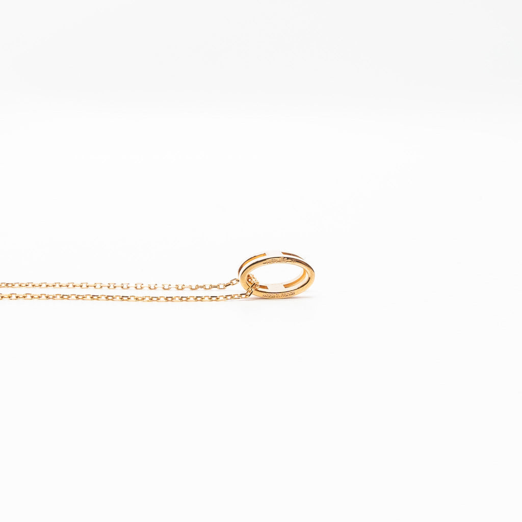 HERMES POP H PENDANT ROSE DRAGEE RGHW