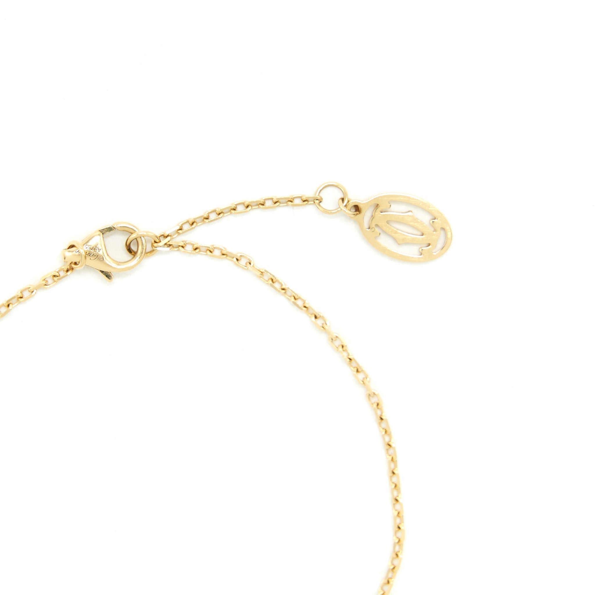 CARTIER DIAMANTS LÉGERS BRACELET SM YELLOW GOLD WITH DIMOND