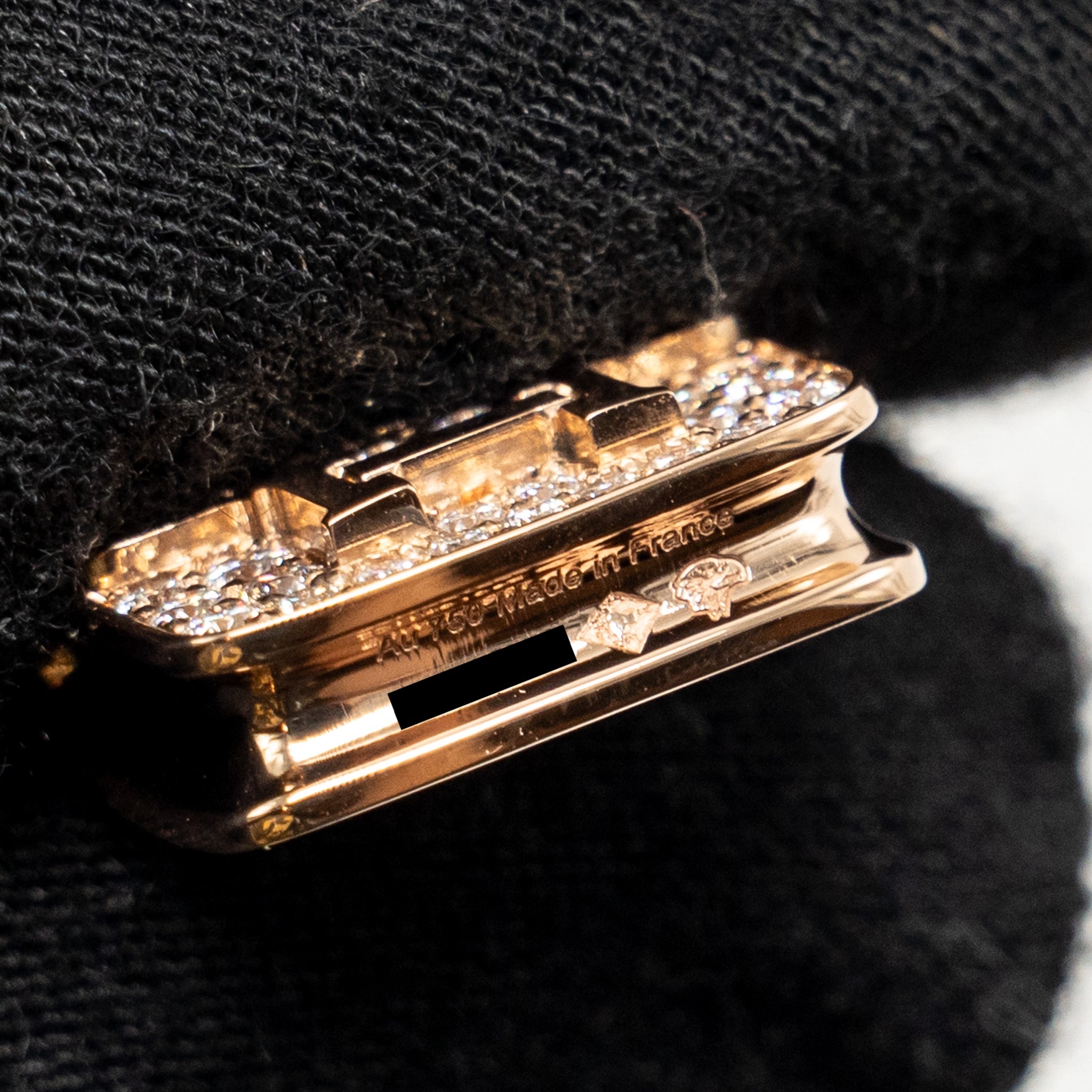 HERMES AMULETTE CONSTANCE PENDANT ROSE GOLD / DIAMONDS