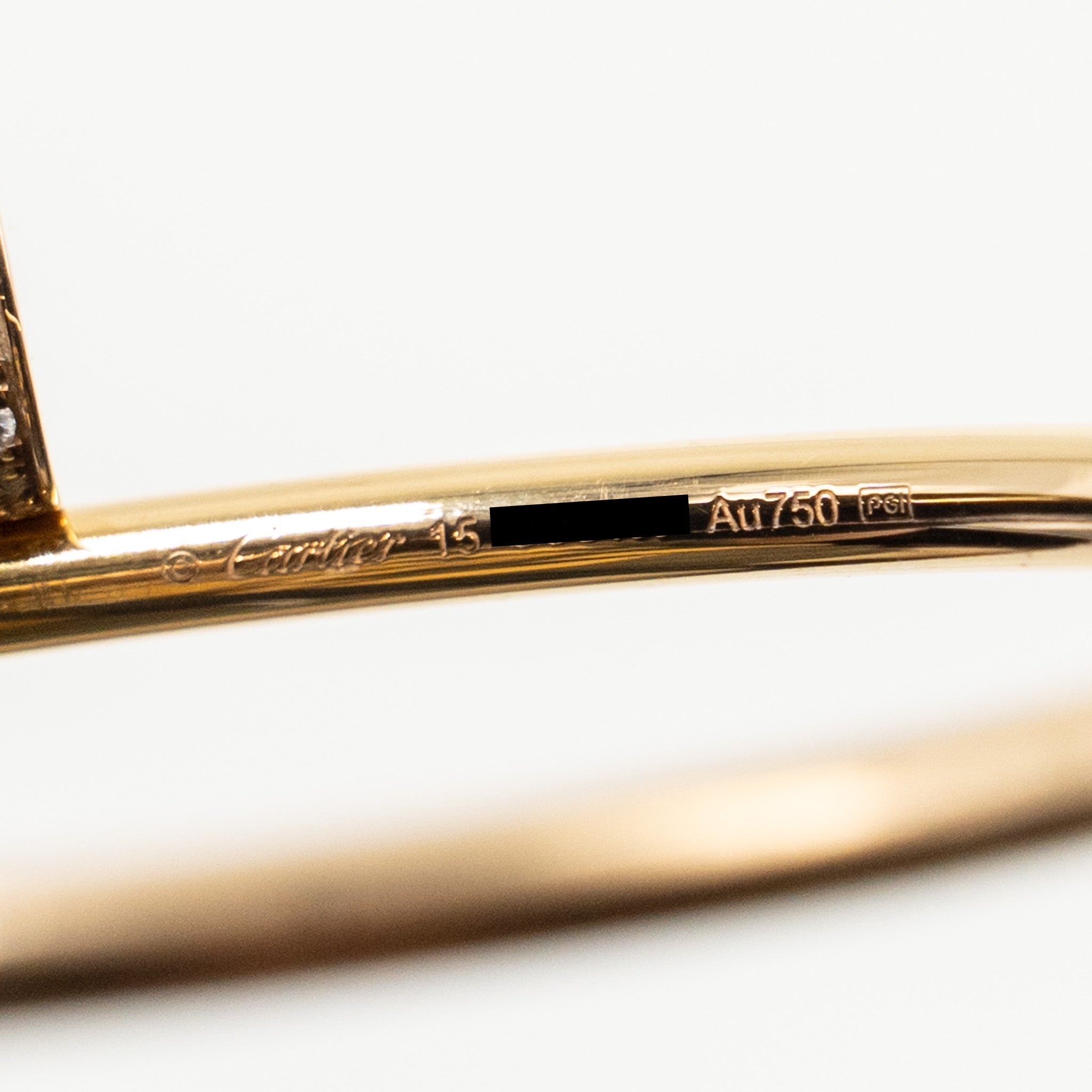 CARTIER JUSTE UN CLOU BRACELET ROSE GOLD DIAMONDS