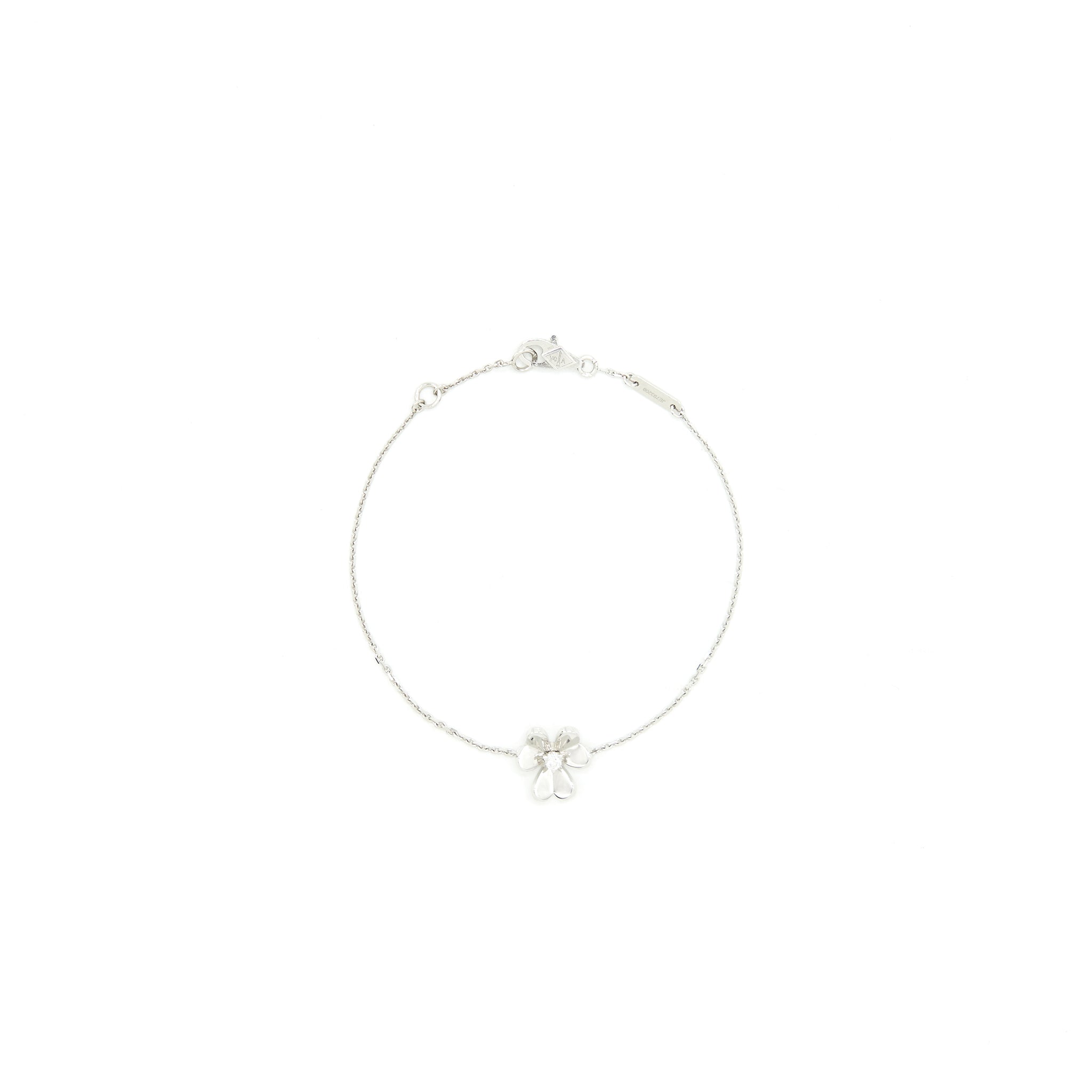 VAN CLEEF ARPELS FRIVOLE BRACELET WHITE GOLD WITH DAIMOND