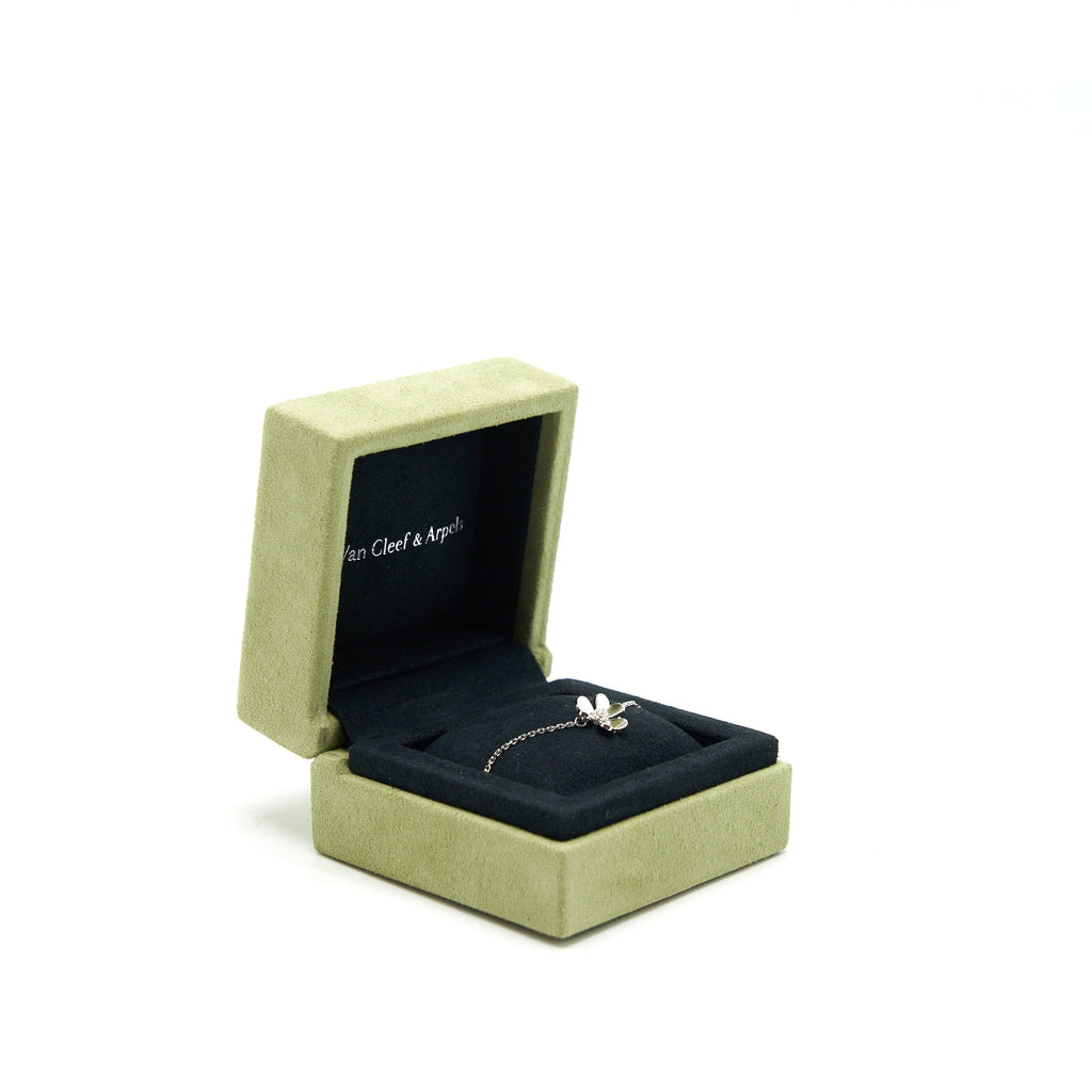 VAN CLEEF ARPELS FRIVOLE BRACELET WHITE GOLD WITH DAIMOND