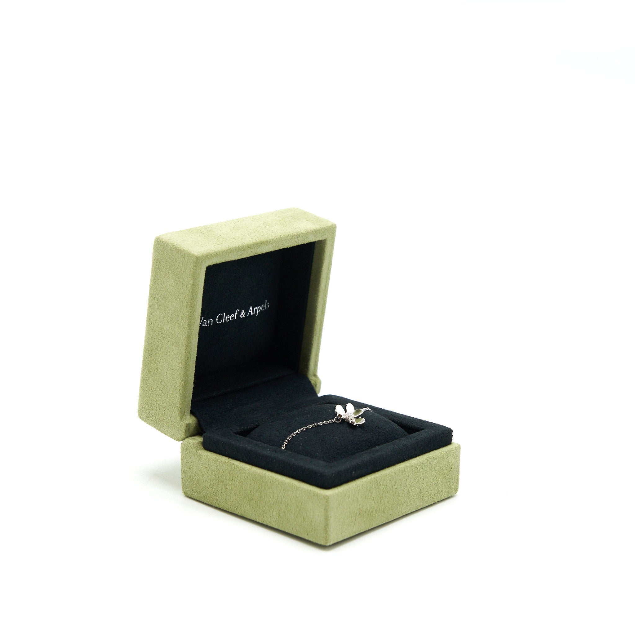 VAN CLEEF ARPELS FRIVOLE BRACELET WHITE GOLD WITH DAIMOND