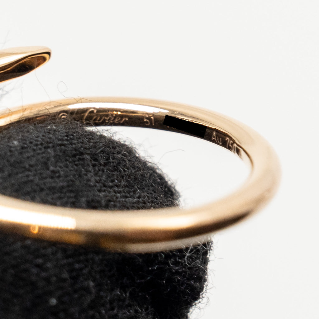 CARTIER JUSTE UN CLOU RING ROSE GOLD