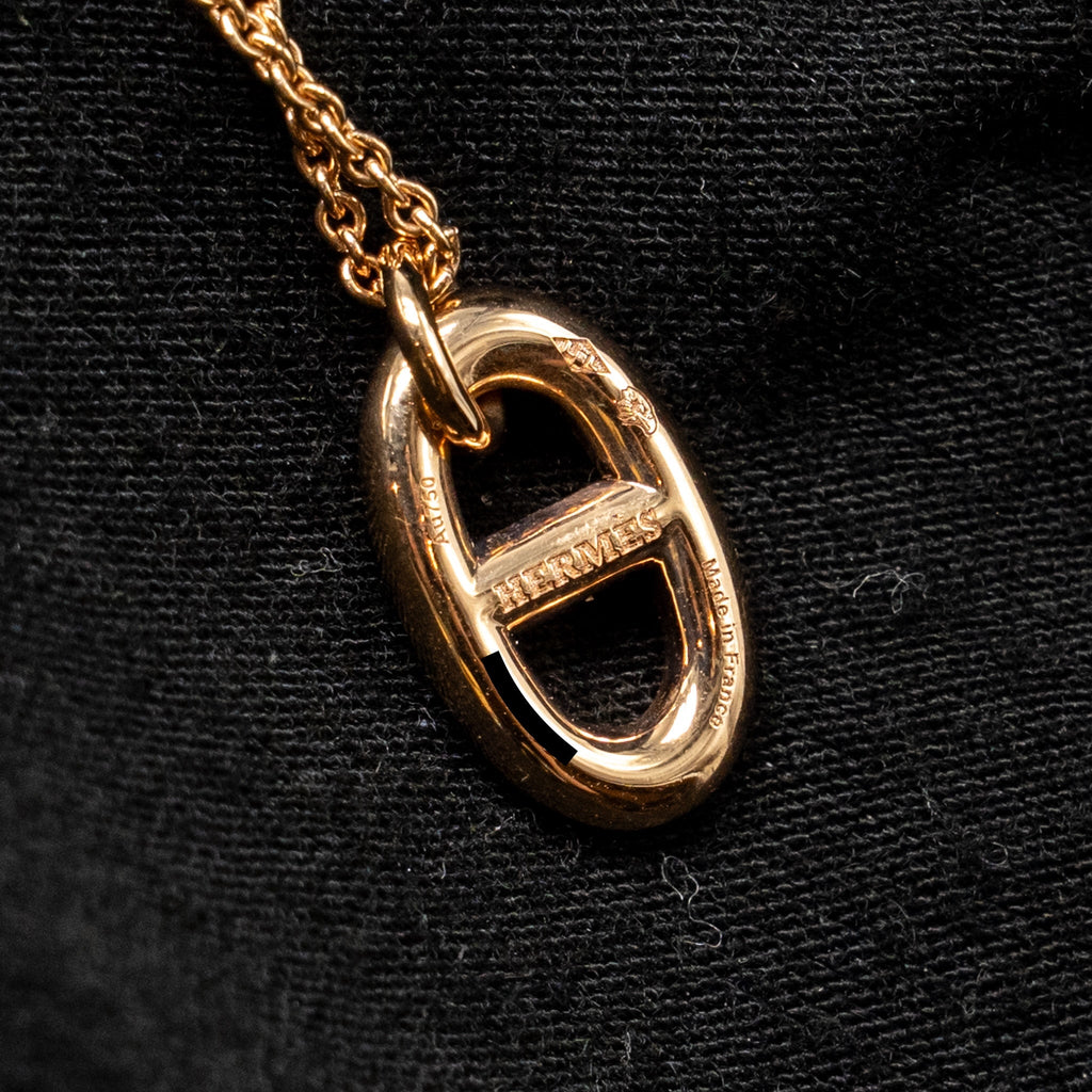 HERMES FARANDOLE PENDANT ROSE GOLD