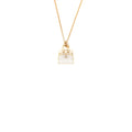 HERMES AMULETTES BIRKIN PENDANT ROSE GOLD WITH DIAMONDS