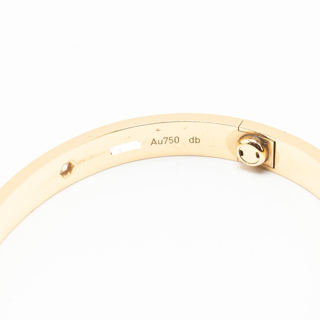 CARTIER LOVE BRACELET ROSE GOLD / 4 DIAMONDS