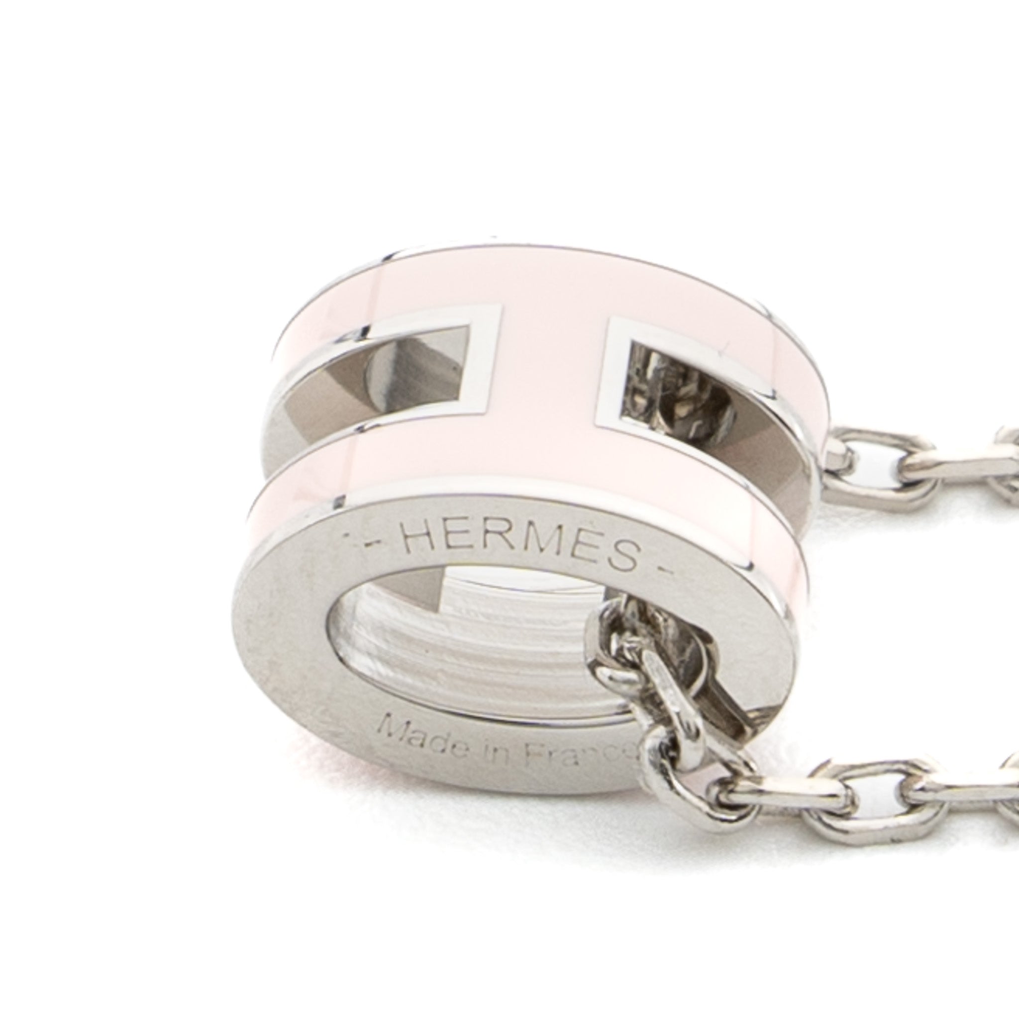 HERMES MINI POP H PENDANT ROSE DRAGEE SHW
