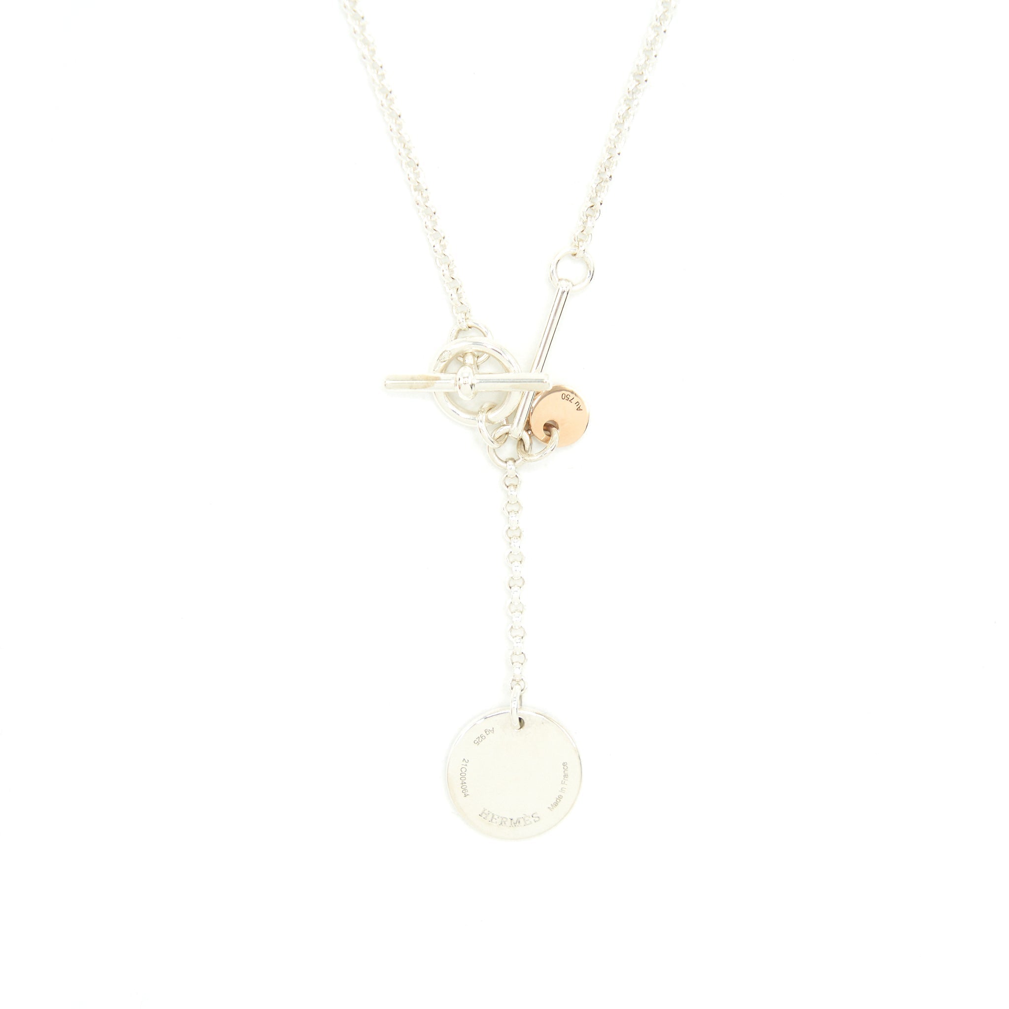HERMES EX LIBRIS PM NECKLACE SHW