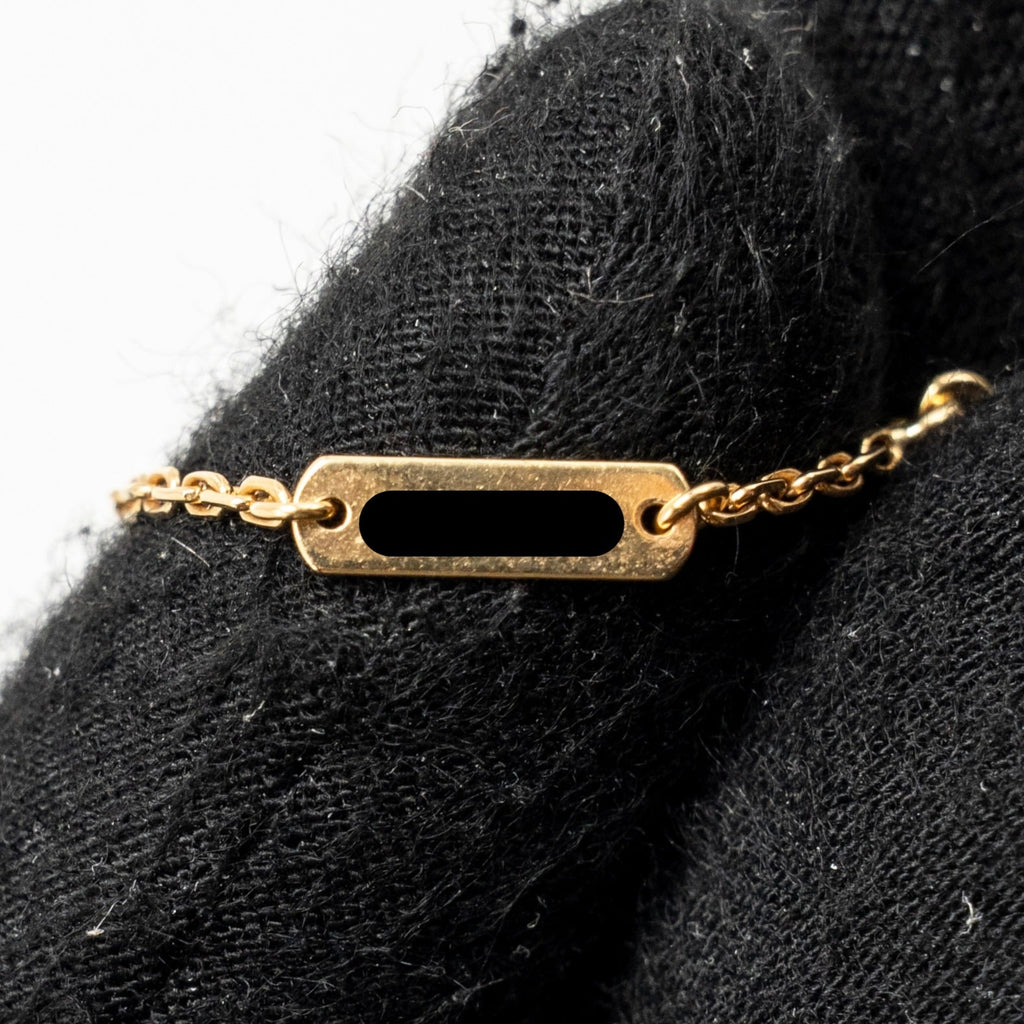 VAN CLEEF AND ARPELS VINTAGE ALHAMBRA PENDANT 18K YELLOW GOLD, TIGER EYE