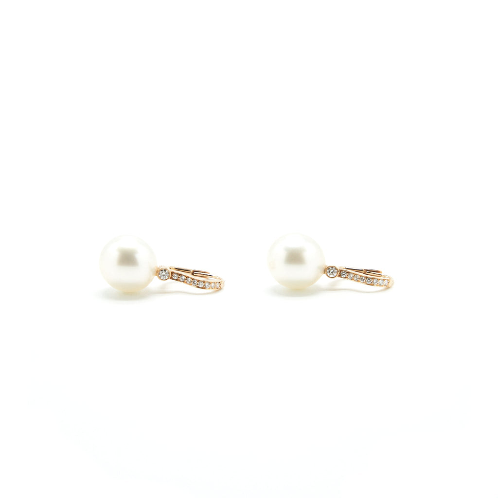 TIFFANY SOUTH SEA NOBLE PEARL EARRINGS