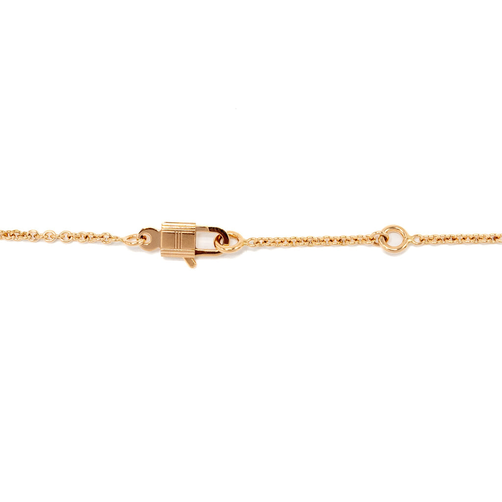 HERMES AMULETTE CONSTANCE PENDANT ROSE GOLD / DIAMONDS