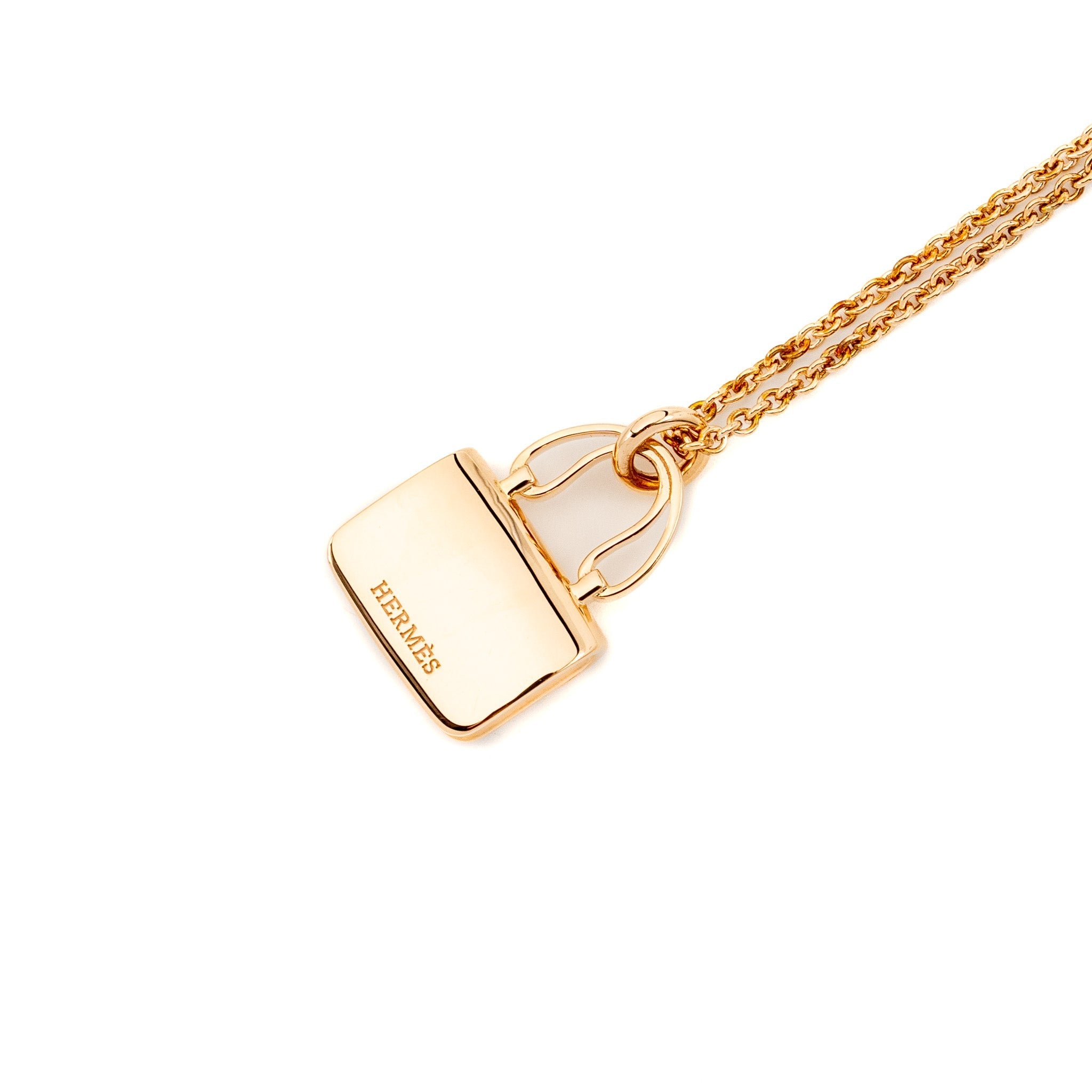 HERMES AMULETTE CONSTANCE PENDANT ROSE GOLD / DIAMONDS