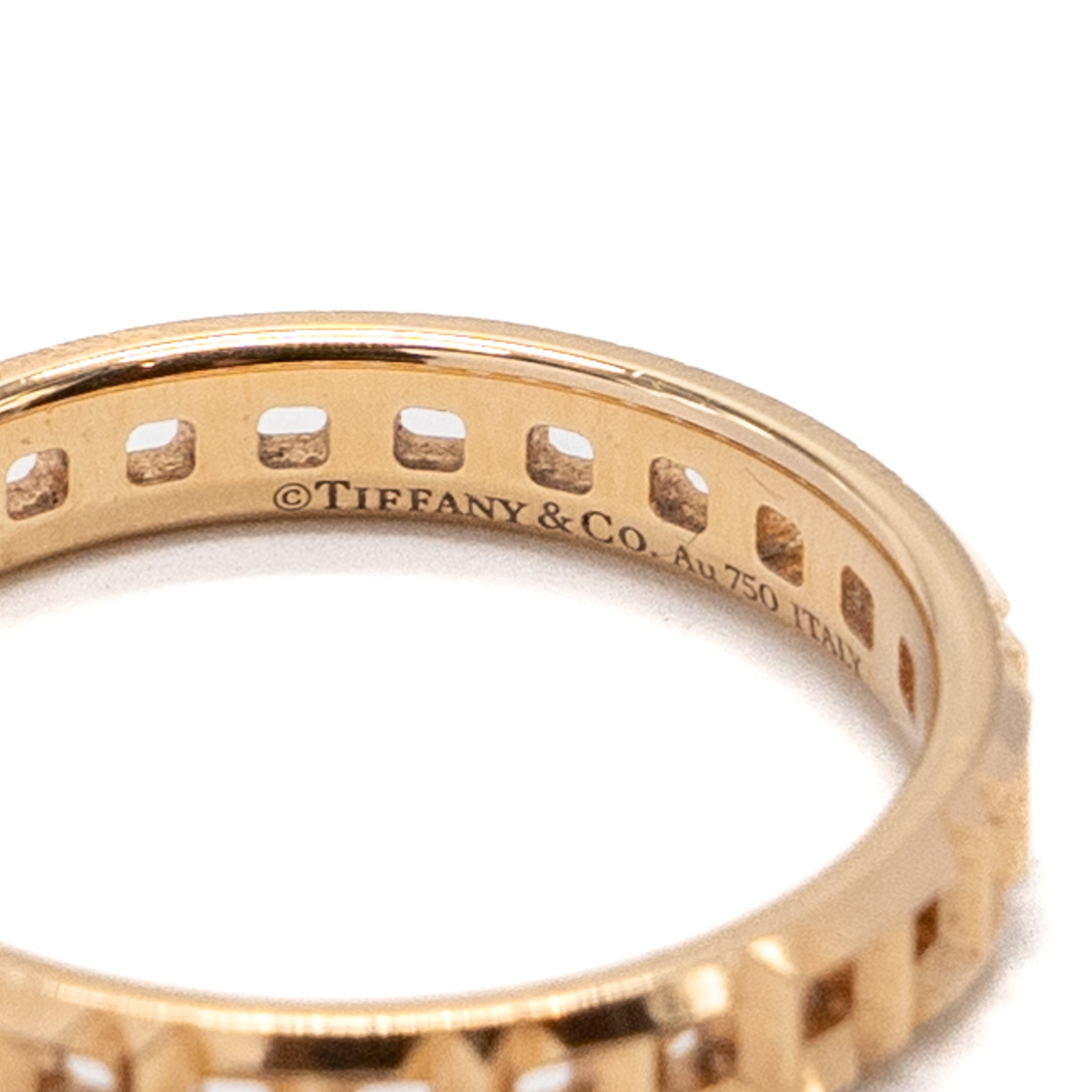 TIFFANY TRUE NARROW RING ROSE GOLD