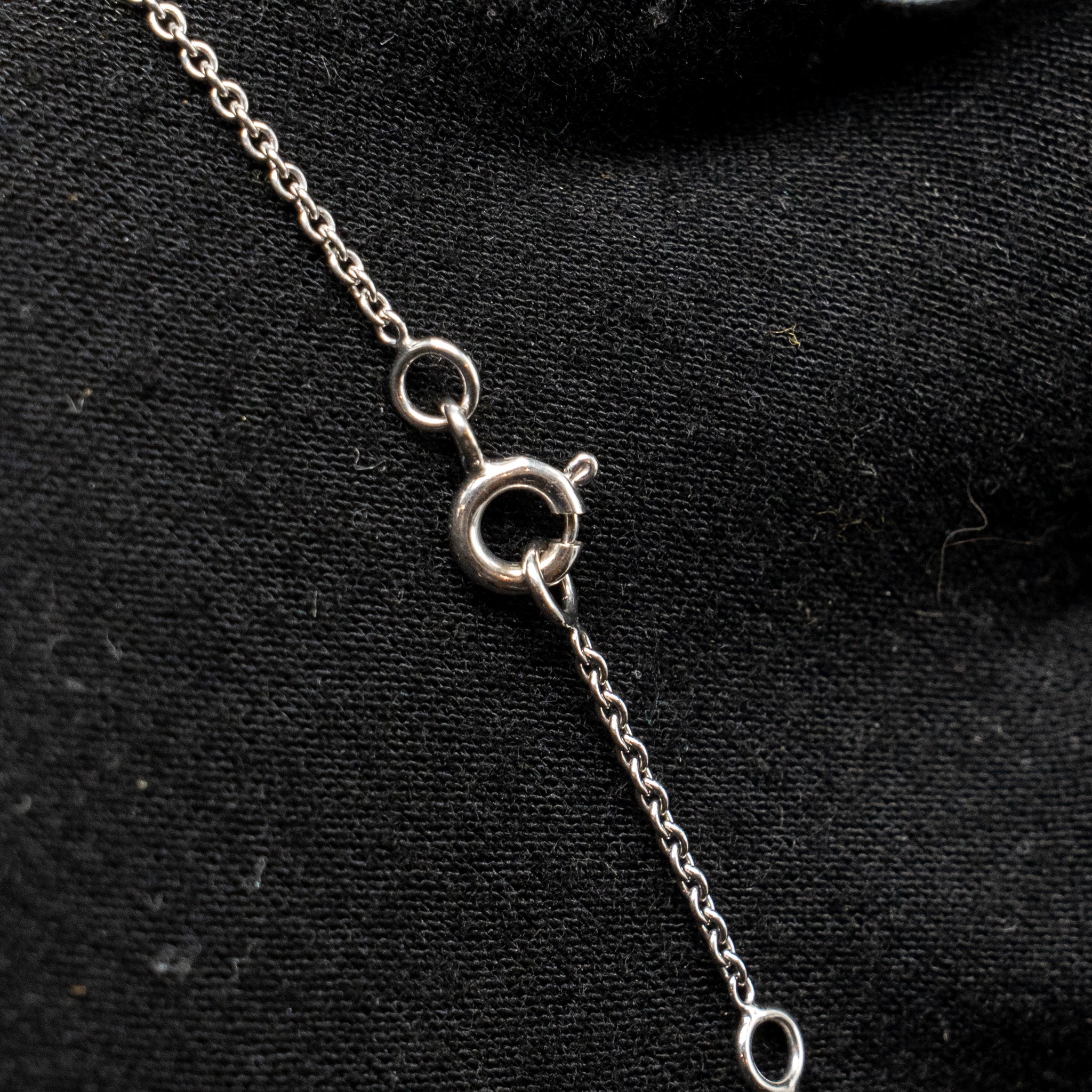 HERMES FINESSE PENDANT WHITE GOLD WITH DIAMONDS