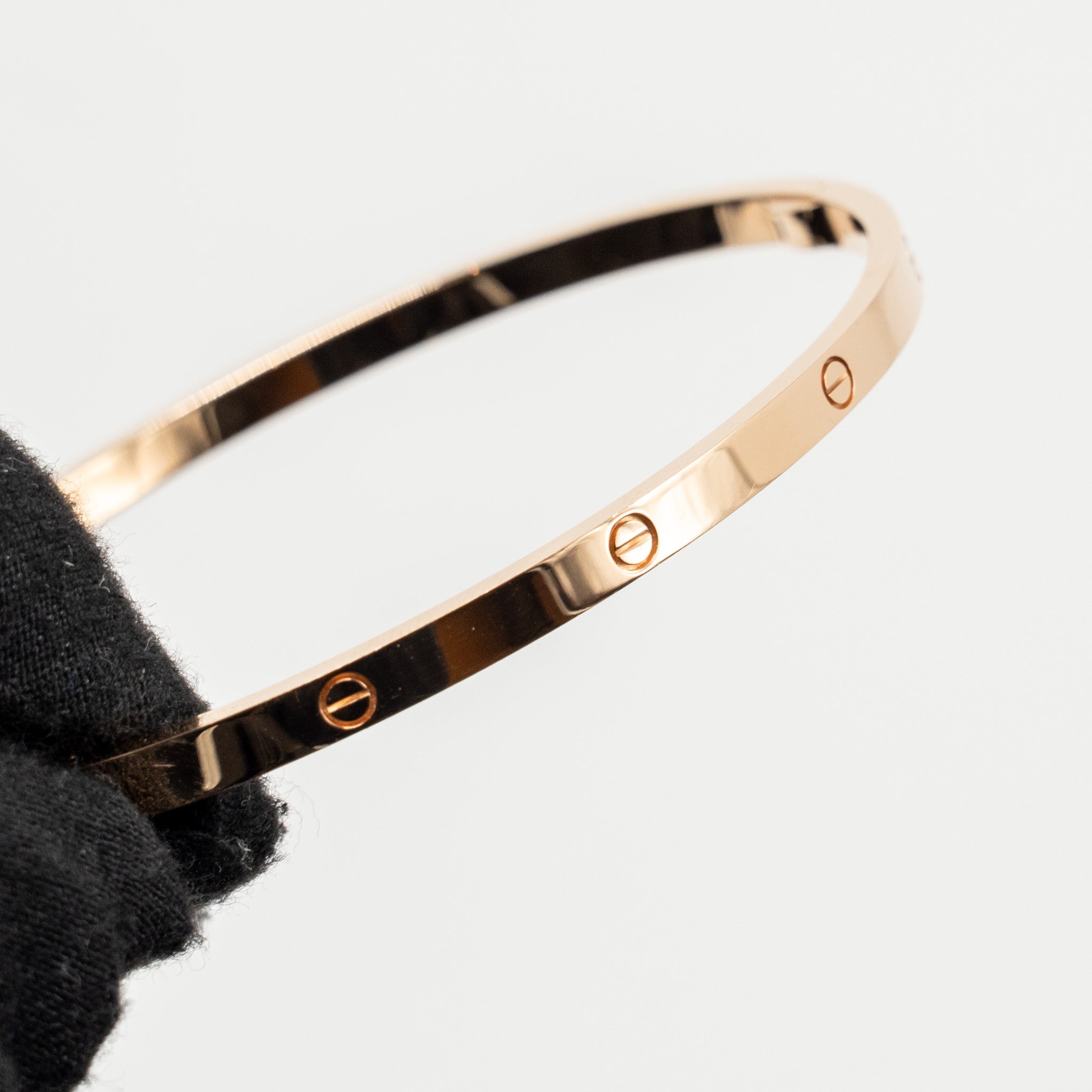 CATIER LOVE BRACELET ROSE GOLD