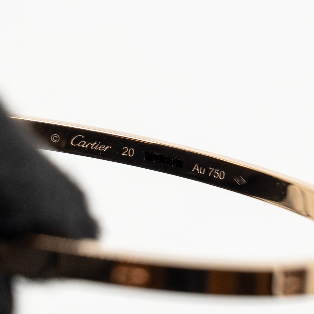 CATIER LOVE BRACELET ROSE GOLD