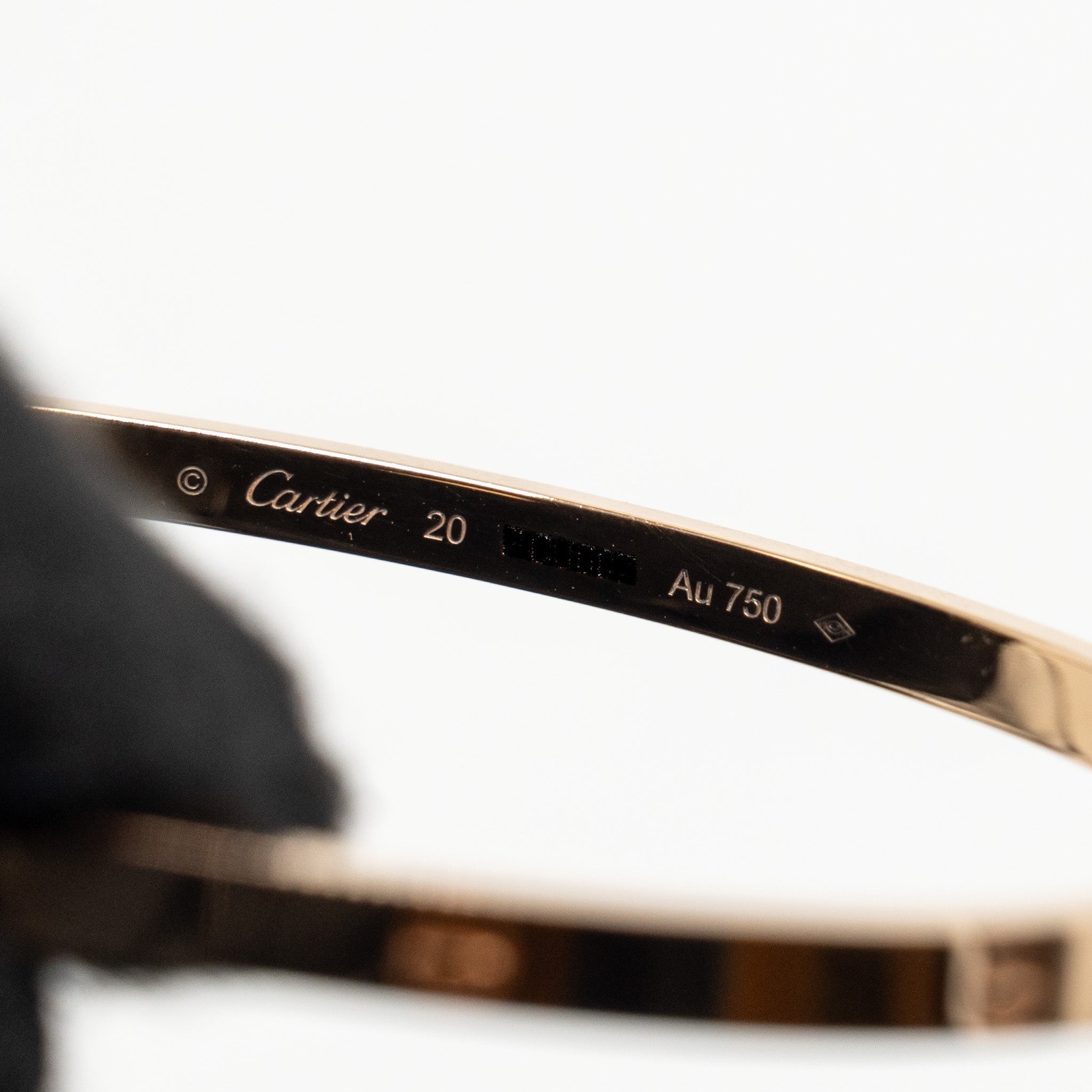 CATIER LOVE BRACELET ROSE GOLD
