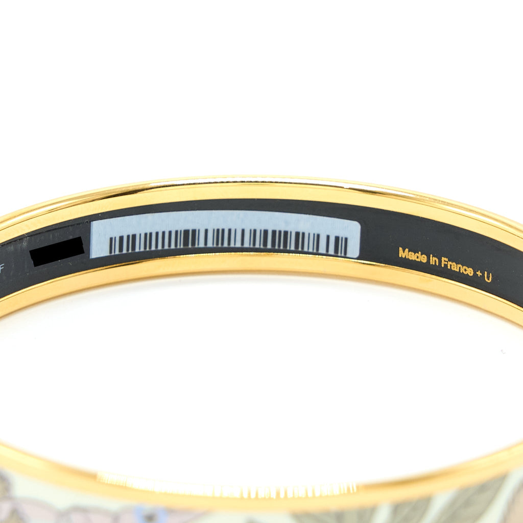 HERMES TEA FOR TWO BANGLE MULTICOLOUR GHW