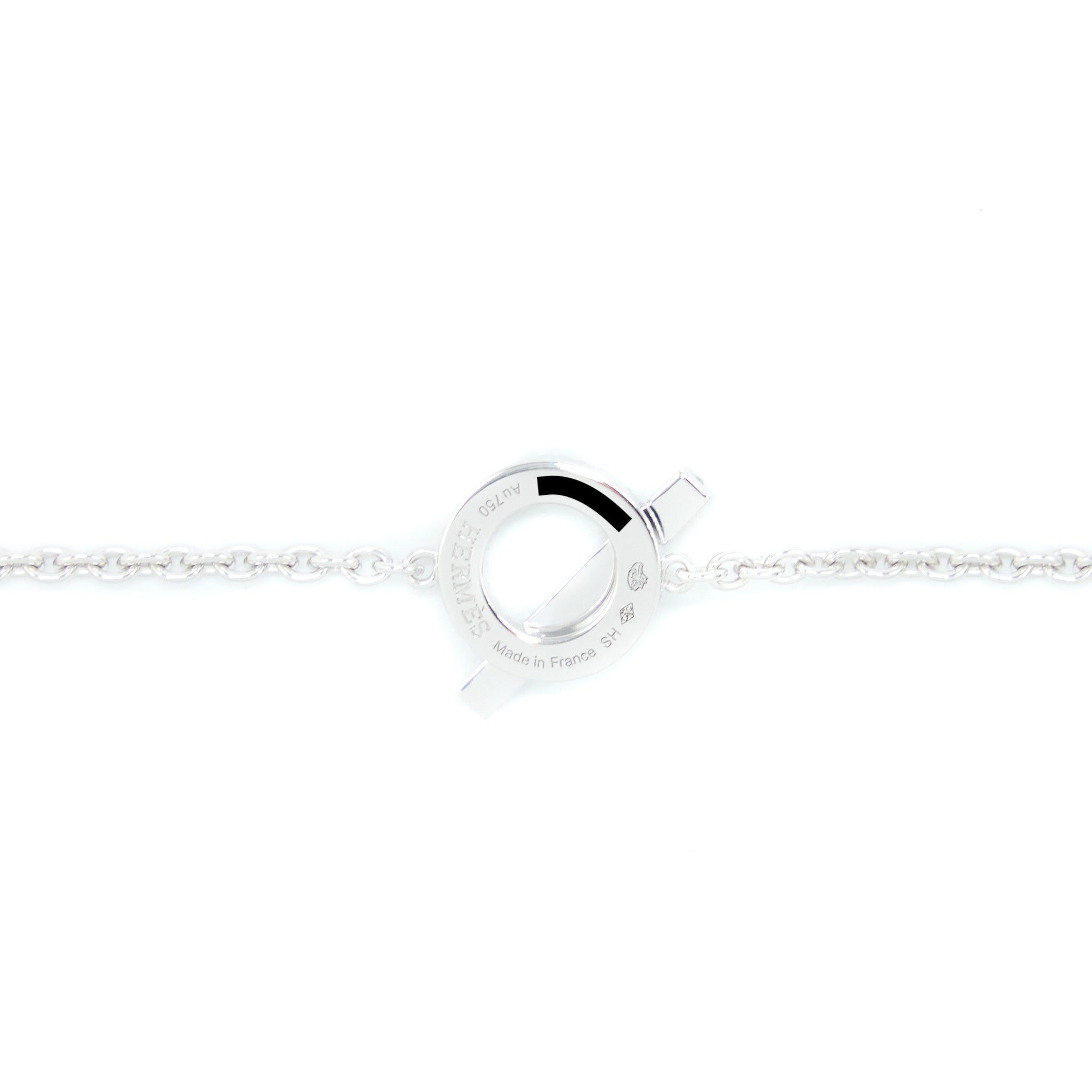 HERMES FINESSE BRACELET WHITE GOLD DIAMONDS