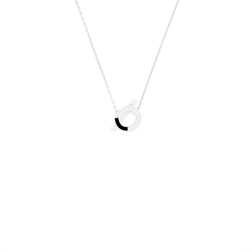 HERMES FINESSE NECKLACE WHITE GOLD WITH DIAMONDS
