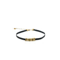DIOR J’ADIOR CHOKER ANTIQUE GOLD FINISH METAL AND BLACK GROSGRAIN RIBBON