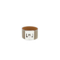 HERMES SIZE T3 KELLY DOG BRACELET EPSOM ETOUPE SHW STAMP C