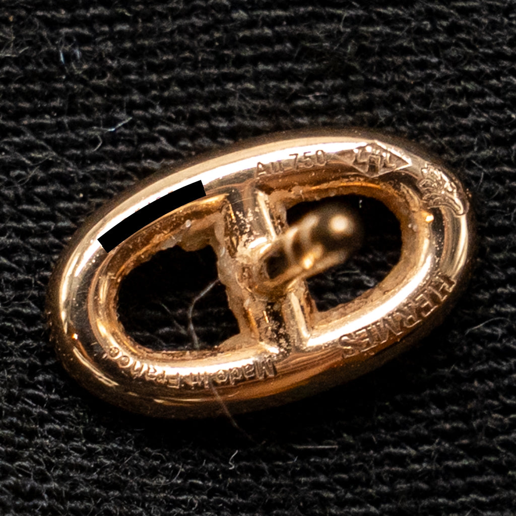 HERMES FARANDOLE EARRINGS ROSE GOLD