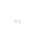 VAN CLEEF & ARPELS EARRINGS WHITE MOTHER OF PEARL WHITE GOLD