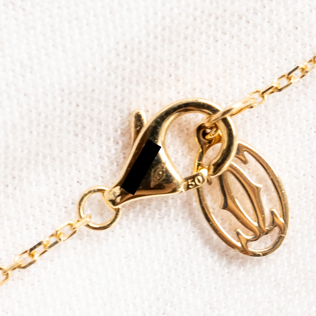 CARTIER 1895 NECKLACE YELLOW GOLD, DIAMOND