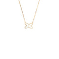 CHAUMET NECKLACE WITH MOTHER OF PEARL AND DIAMONDS LIENS ROSE GOLD