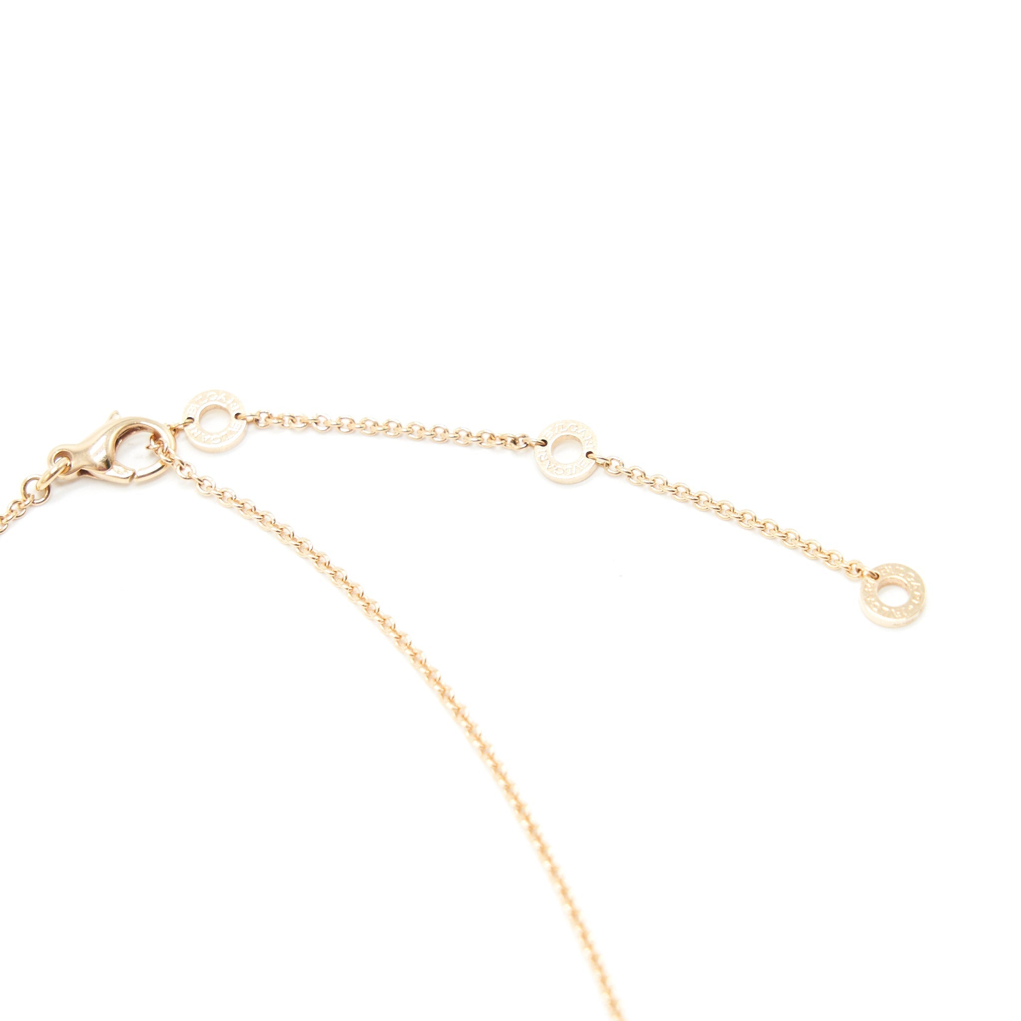 BVLGARI B ZERO NECKLACE ROSEGOLD CERAMIC