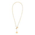 HERMES EX-LIBRIS PENDANT ROSE GOLD WITH ONE DIAMOND