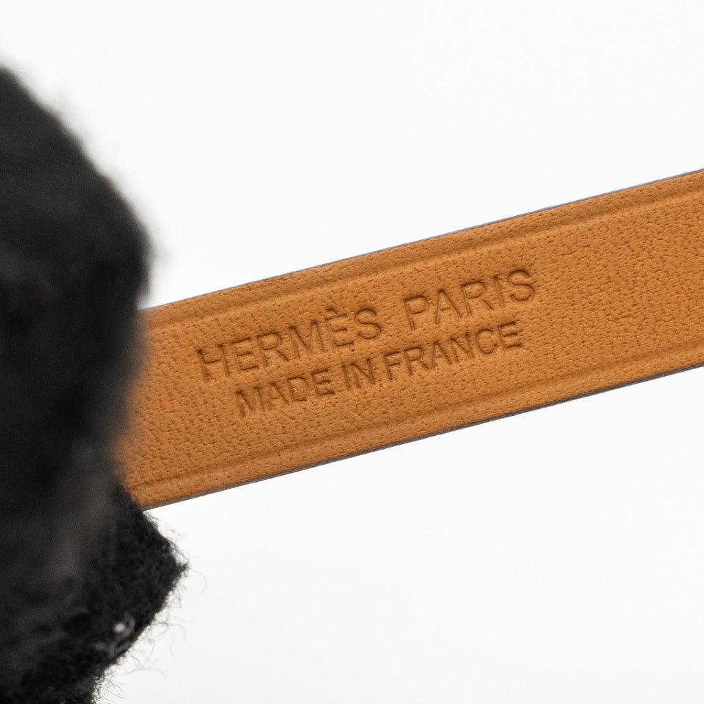 HERMES SIZE T3 MINI KELLY BRACELET LEATHER GOLD GHW STAMP Z