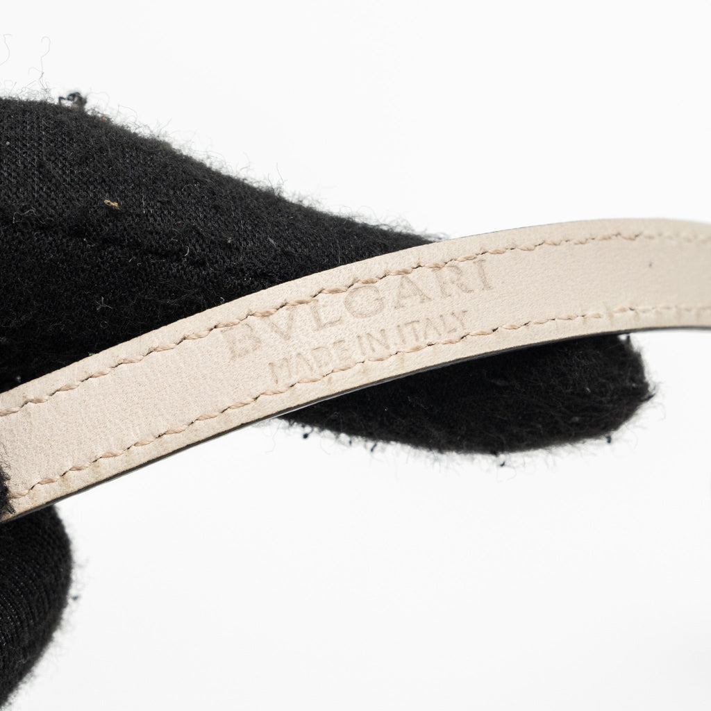 BVLGARI SERPENTI FOREVER BRACELET LEATHER RED LGHW