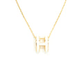 HERMES POP H PENDANT BLANC WITH GHW