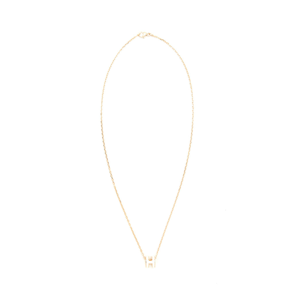 HERMES MINI POP H PENDANT BLANC RGHW
